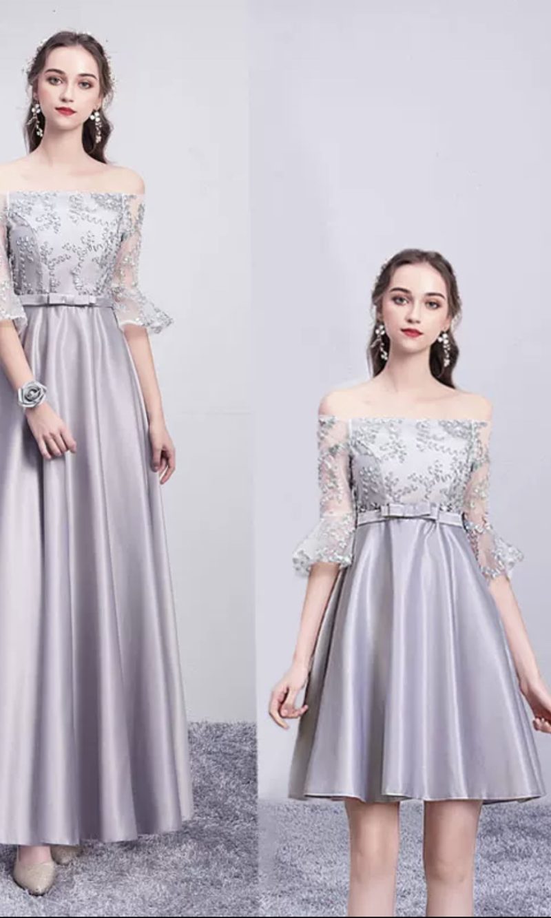 Solid color Evening dress NO.9
