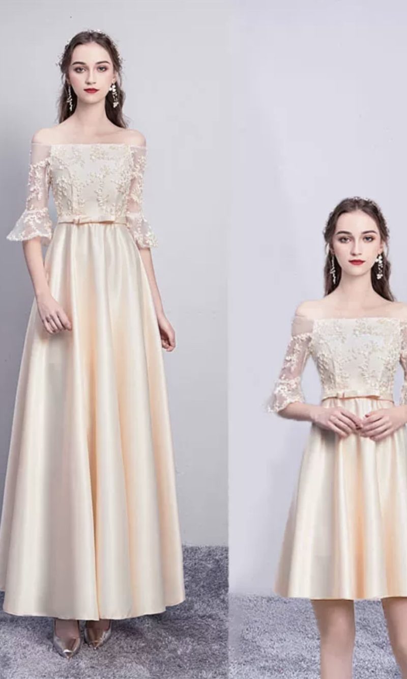 Solid color Evening dress NO.10