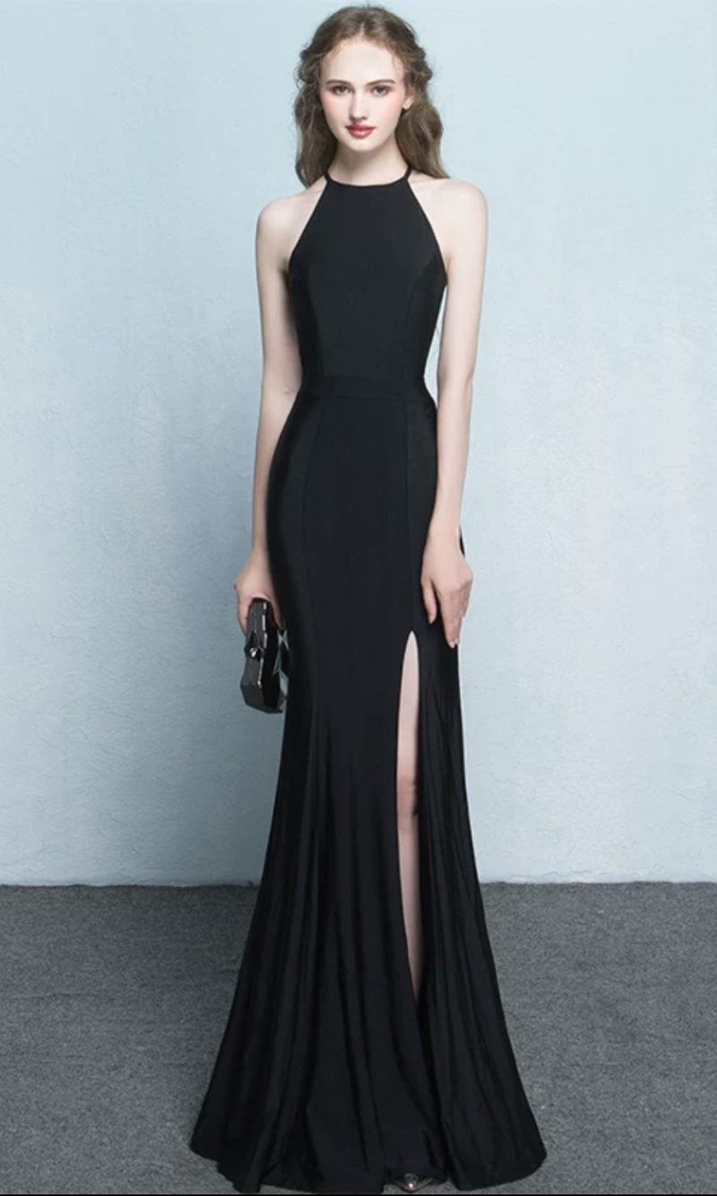 Solid color Evening dress NO.2