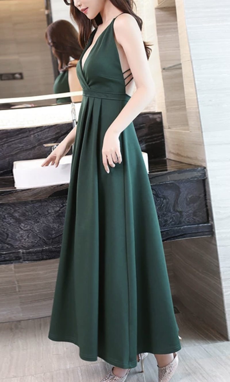Solid color Evening dress NO.3